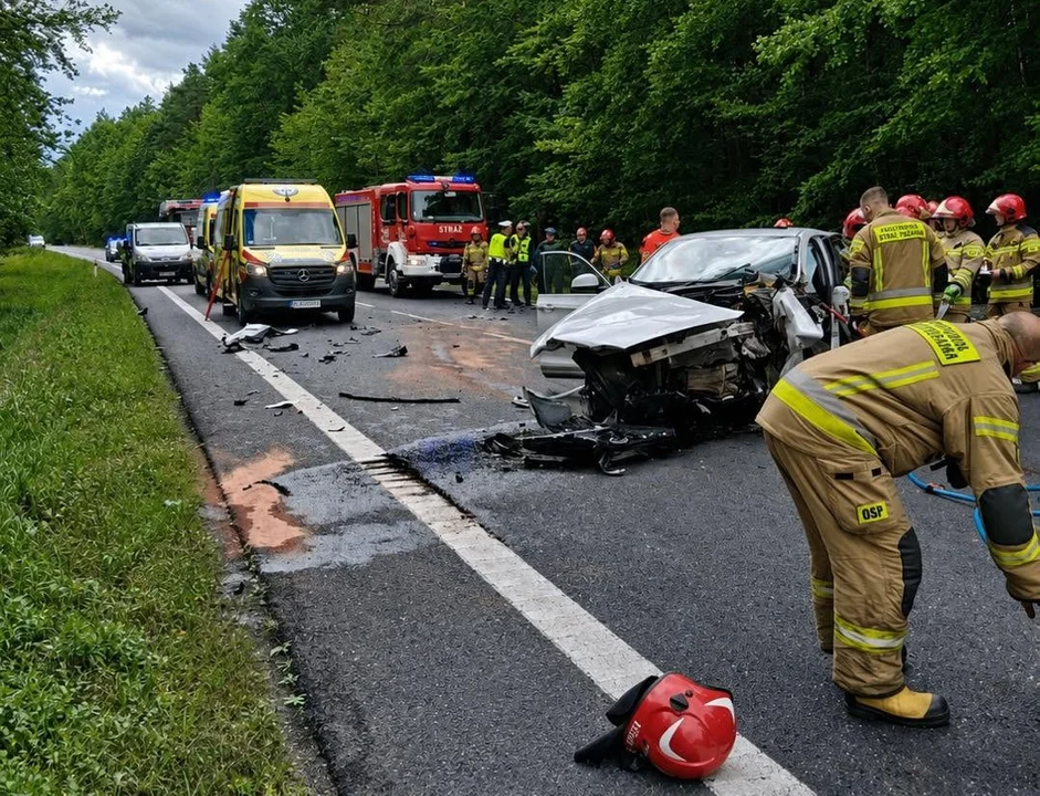 Wypadek w Głogowie Małopolskim (22.08.2026)