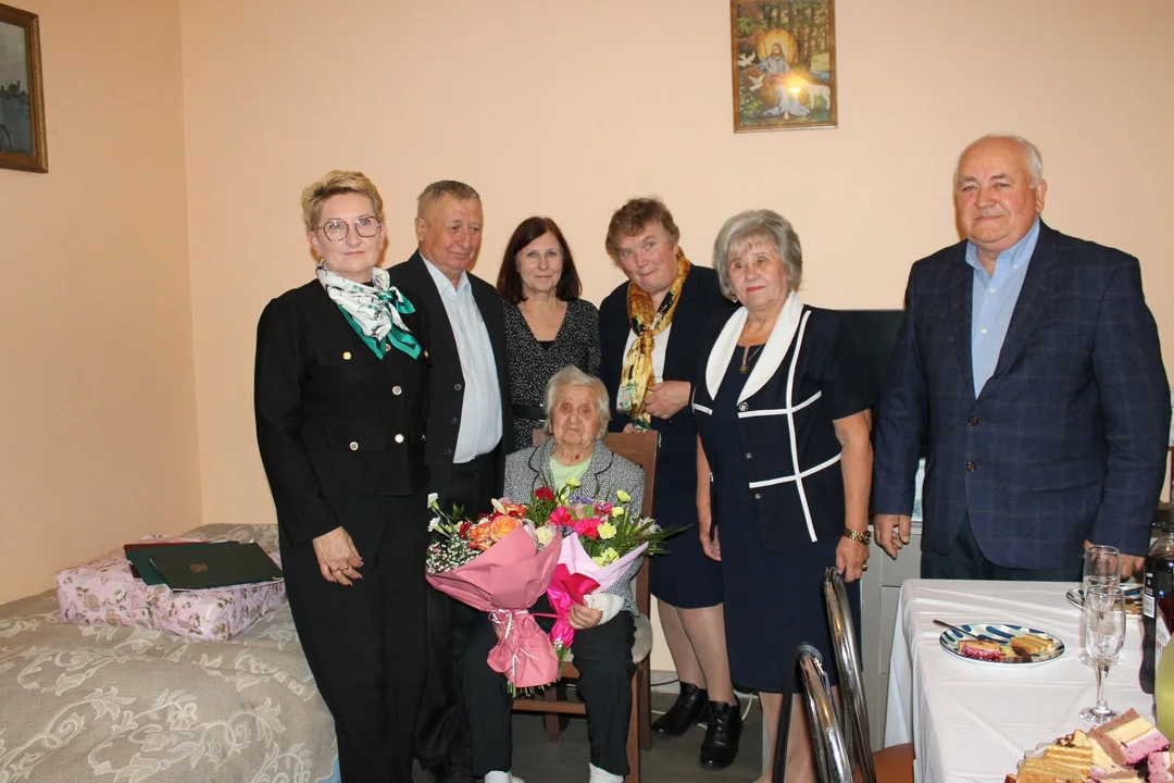 100. urodziny mieszkanki