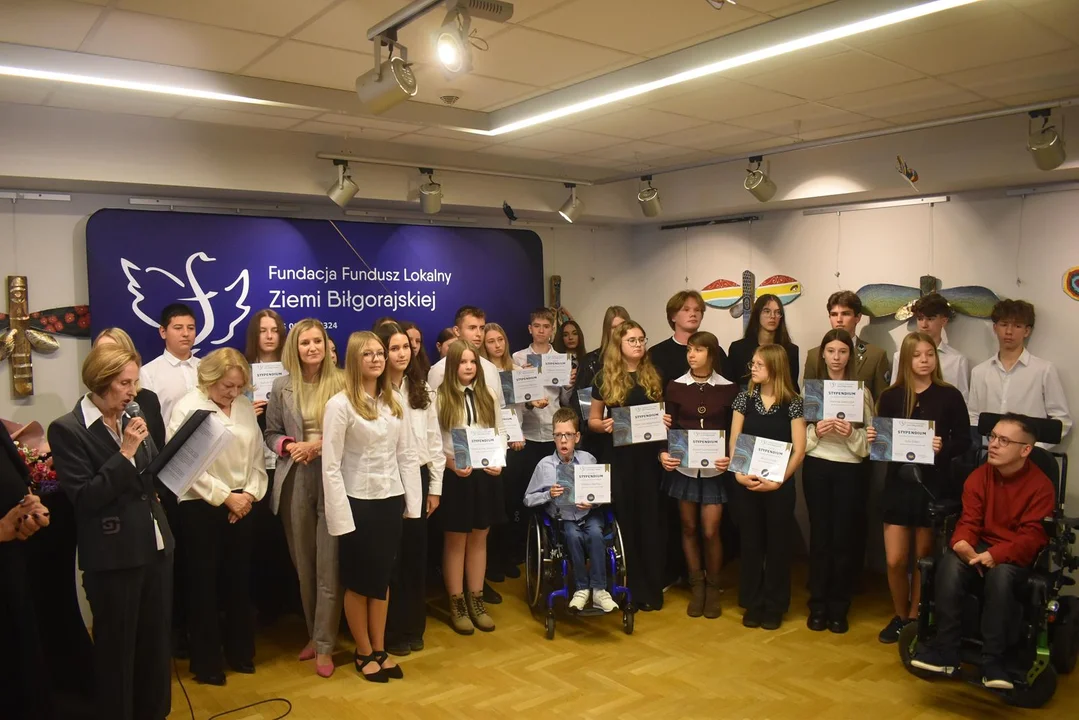 Stypendia rozdane przez Fundację Fundusz Lokalny Ziemi Biłgorajskiej